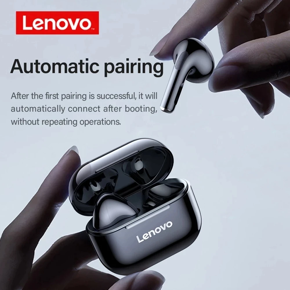 Alternative view of Original Lenovo LP40 wireless headphones TWS Bluetooth Earphones Touch Control Sport Headset Stereo Earbuds For Phone Android