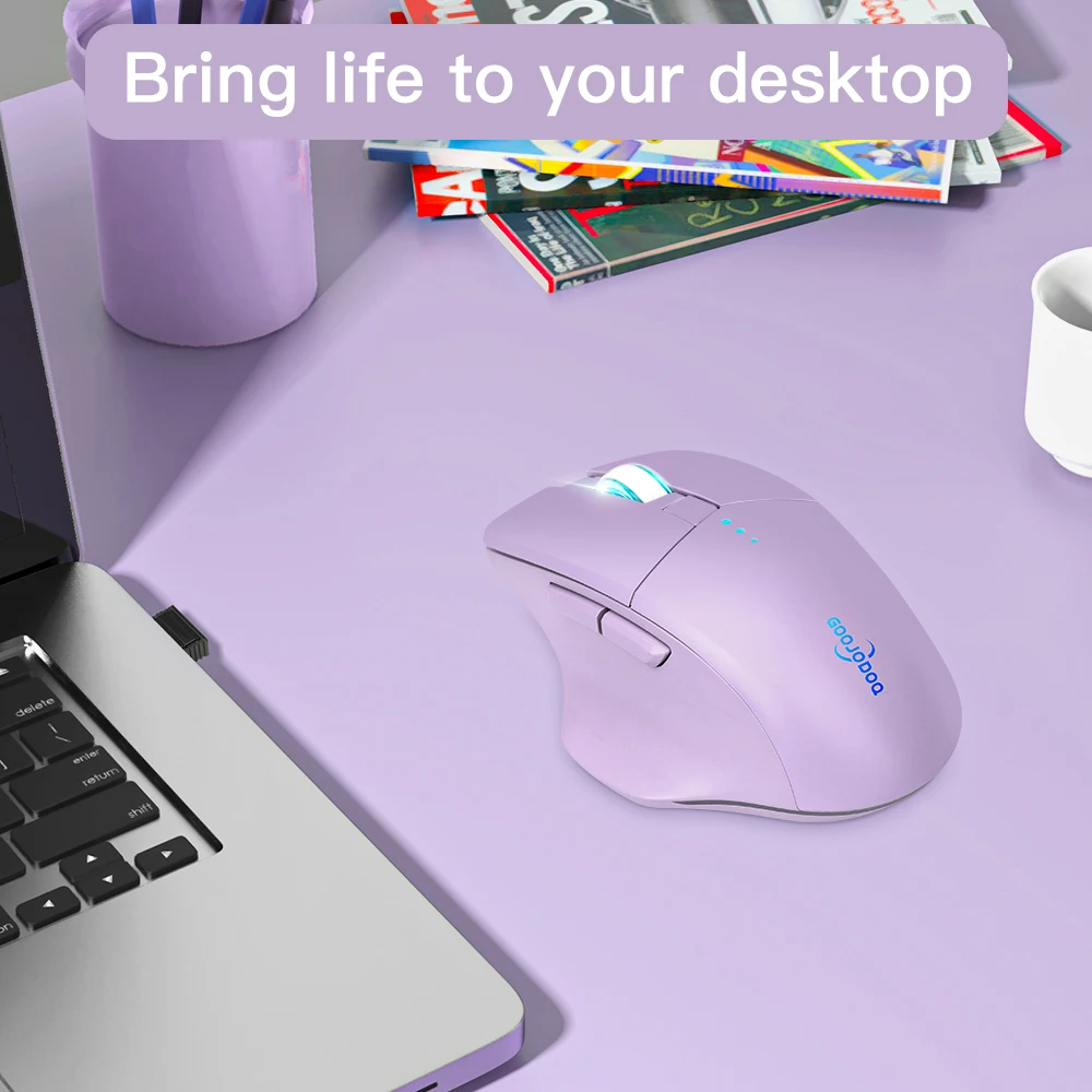 Bluetooth wireless mouse 2.4G mouse gamer 4000 DPI Optical Sensor 6 Mute Buttons For MacBook Tablet Laptop PC gaming mouse