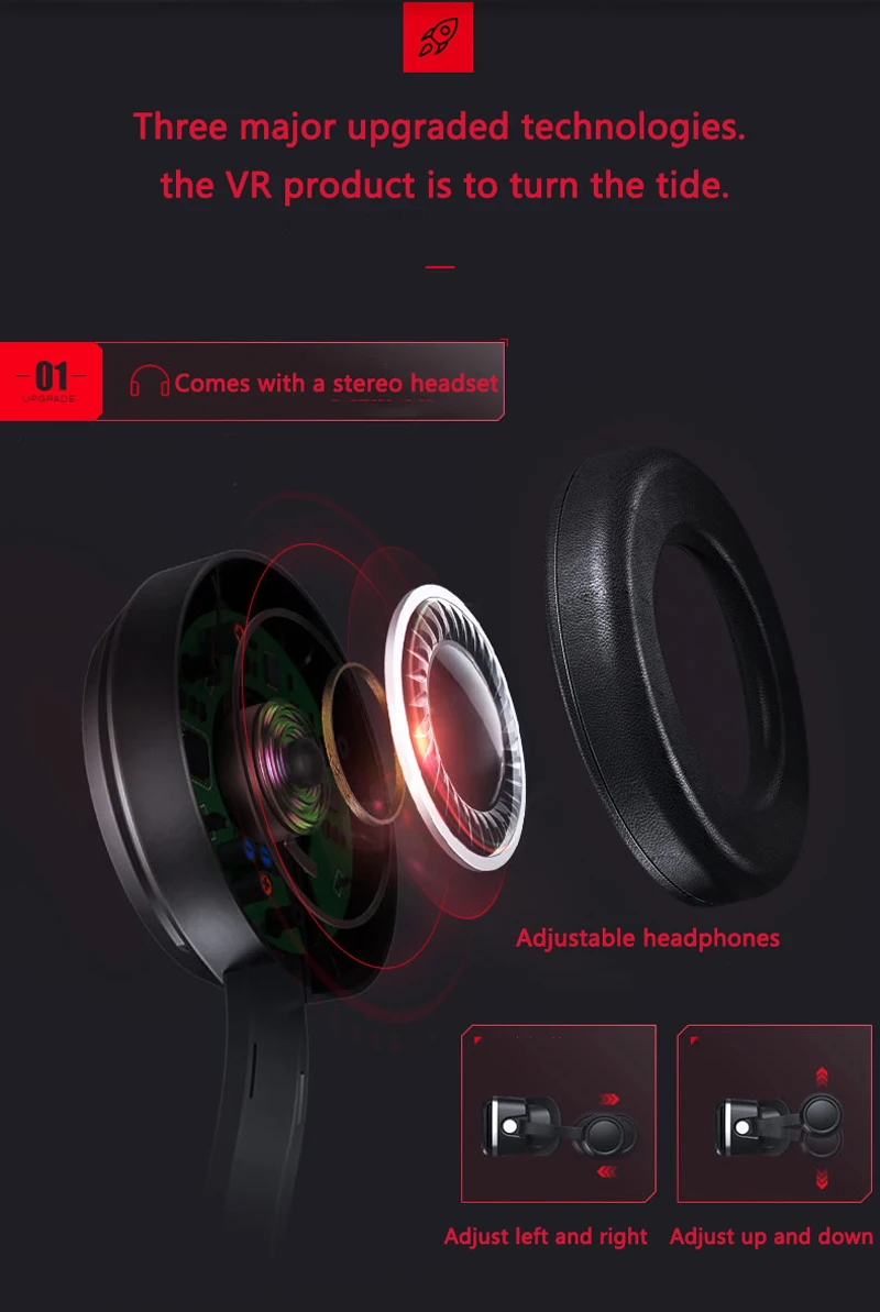 Alternative view of Shinecon Viar 3D Virtual Reality VR Glasses Headset Devices Helmet Lenses Goggles Smart For Smartphones Phone With Controllers