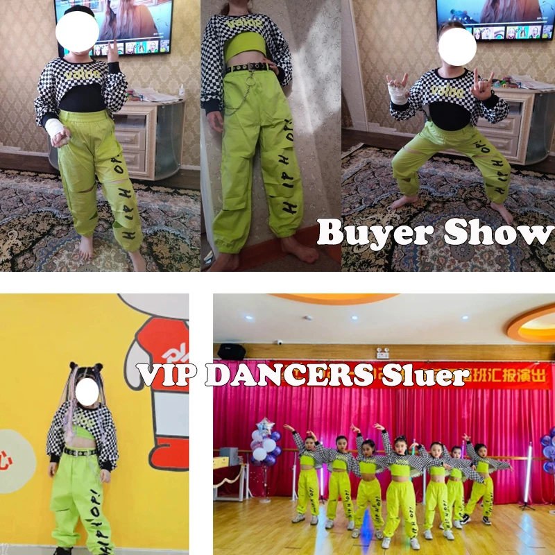 2023 Girls Jazz Dance Costumes Children'S Hip-Hop Street Dance Clothes Ballroom Hip Hop Dancing Clothes Stage Outfits DQS6223 2023 Girls Jazz Dance Costumes Children'S Hip-Hop Street Dance Clothes Ballroom Hip Hop Dancing Clothes Stage Outfits DQS6223