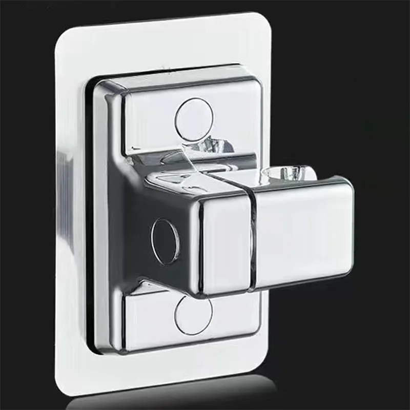 Shower Head Holder Adjustable Wall Mounted Shower Holder Self-Adhesive Showerhead Handheld Bracket Bathroom Accessories 1pc