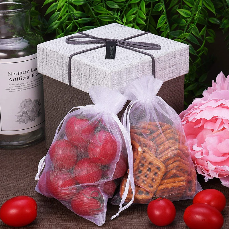 10-100pcs Plant Protection Bags Fruit Grow Bags Netting Mesh for Vegetable Strawberry Grapes Pest Control Anti-Bird Garden Tools