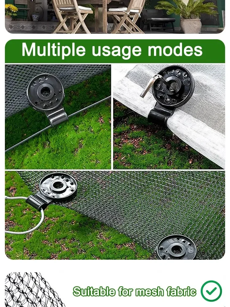 50Pcs Shade Cloth Clips Shade Fabric Clamps Grommets For Net Mesh Cover Sunblock Fabric In Garden Backyard Greenhouse Fixer 50Pcs Shade Cloth Clips Shade Fabric Clamps Grommets For Net Mesh Cover Sunblock Fabric In Garden Backyard Greenhouse Fixer