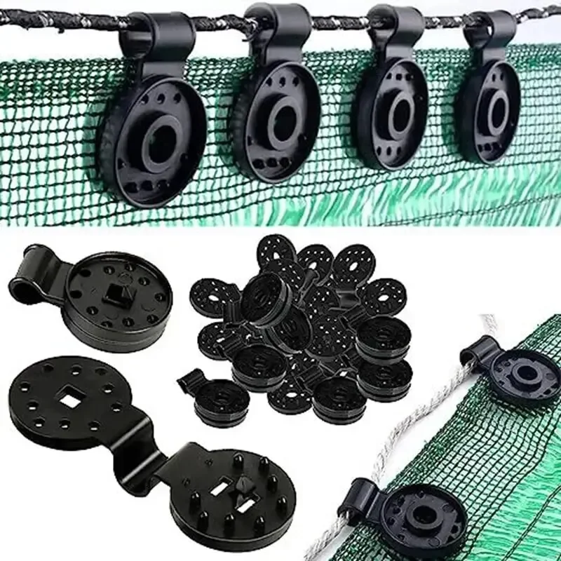 Alternative view of 50Pcs Shade Cloth Clips Shade Fabric Clamps Grommets For Net Mesh Cover Sunblock Fabric In Garden Backyard Greenhouse Fixer