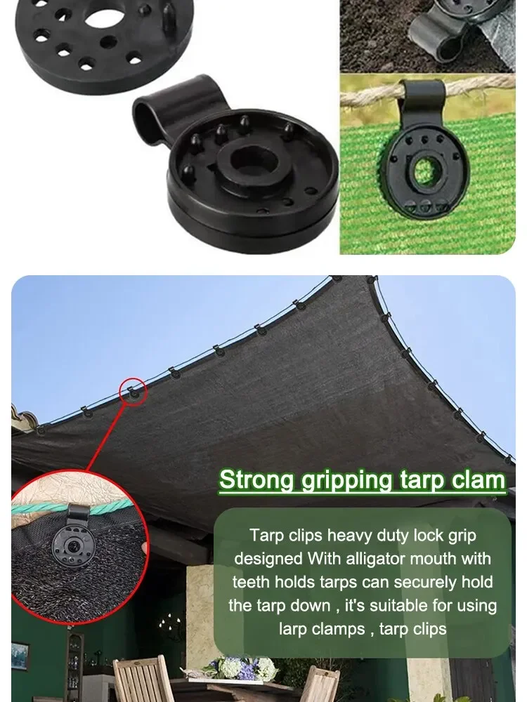 50Pcs Shade Cloth Clips Shade Fabric Clamps Grommets For Net Mesh Cover Sunblock Fabric In Garden Backyard Greenhouse Fixer 50Pcs Shade Cloth Clips Shade Fabric Clamps Grommets For Net Mesh Cover Sunblock Fabric In Garden Backyard Greenhouse Fixer