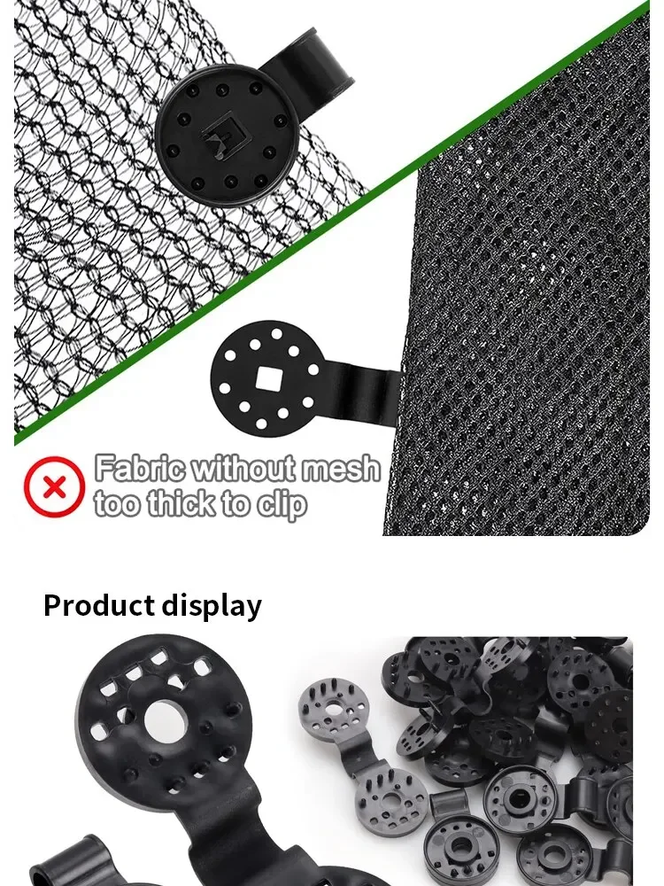 50Pcs Shade Cloth Clips Shade Fabric Clamps Grommets For Net Mesh Cover Sunblock Fabric In Garden Backyard Greenhouse Fixer 50Pcs Shade Cloth Clips Shade Fabric Clamps Grommets For Net Mesh Cover Sunblock Fabric In Garden Backyard Greenhouse Fixer
