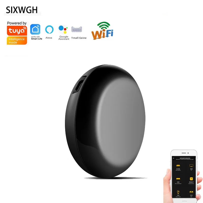 WiFi IR Control Hub Wireless Remote Control Via Smartlife Tuya APP Smart Home Blaster Infrared Work With Google Alexa Home