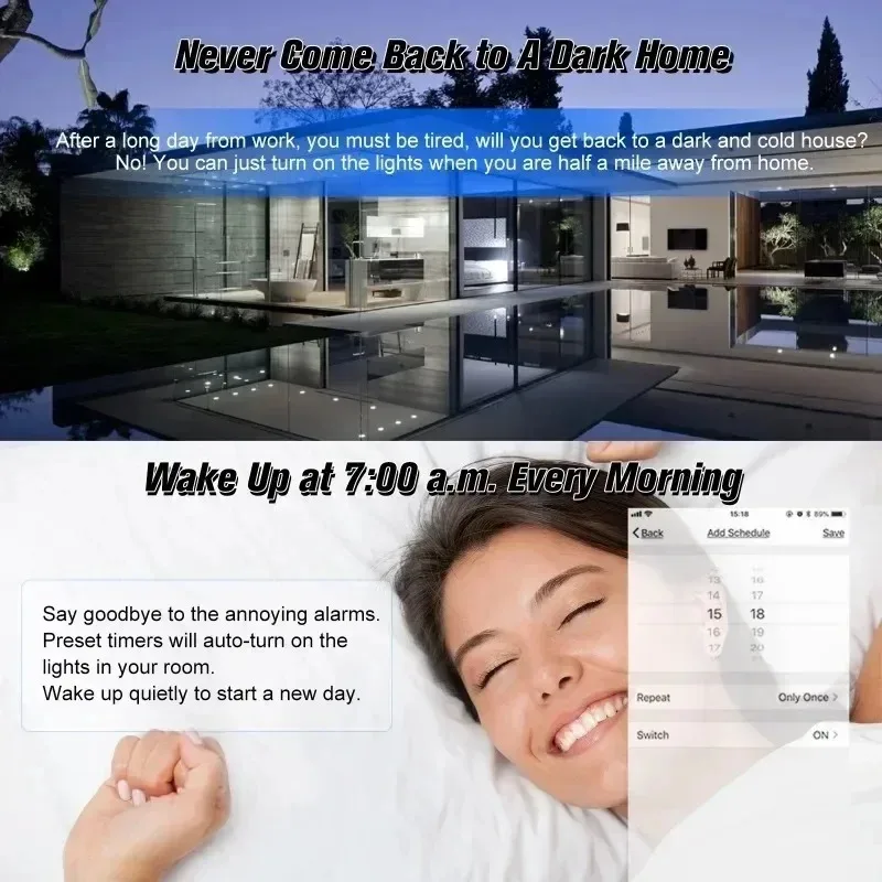 Tuya WIiFi BL E27 Socket Smart Lamp Holder Base Light Bulbs Adapter Kitchen Bedroom Light Switch Alexa Google Home Voice Control - Image 4