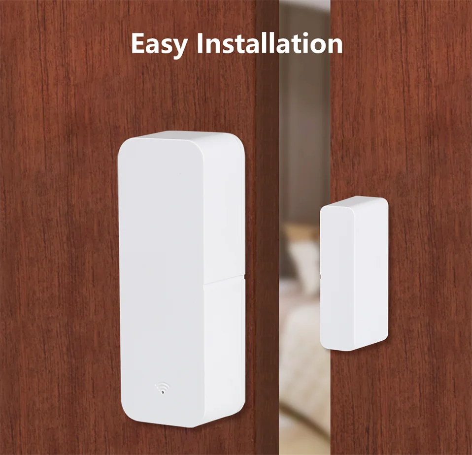 Tuya Smart WiFi Door Sensor Door Open/Closed Detector Home Alarm Security Protection Smart Life Control Via Alexa Google Home