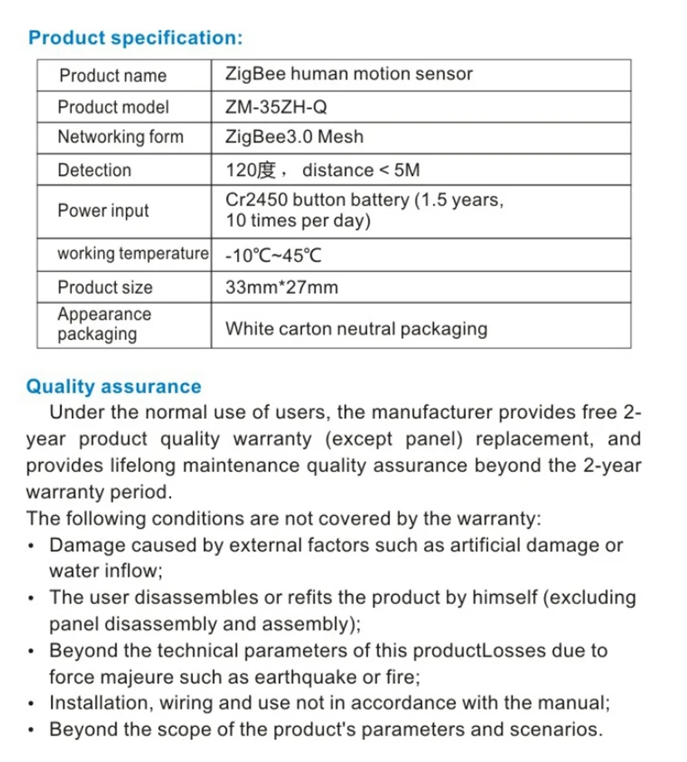Tuya Zigbee Human Motion Sensor Smart Home Mini PIR Motion Sensor Infrared Detector Security Smart Life Works With Alexa Gateway