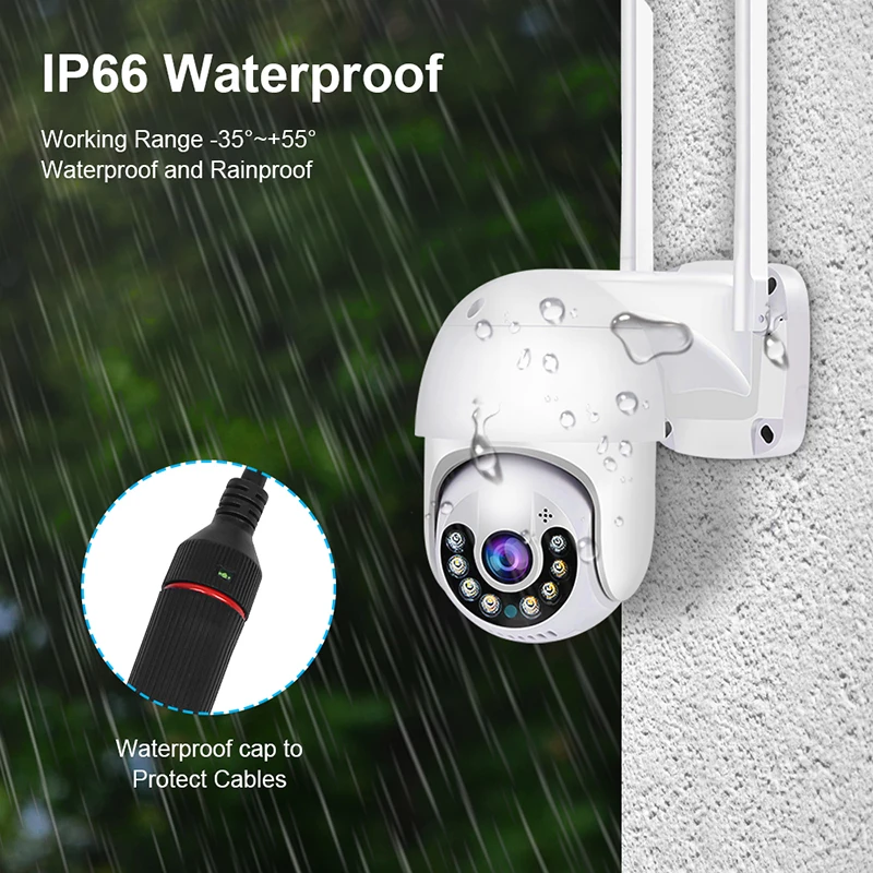8MP 4K IP Camera 5MP Speed Dome Auto Tracking PTZ Camera Smart Home Outdoor Wireless WIFI Camera Surveillance Monitor