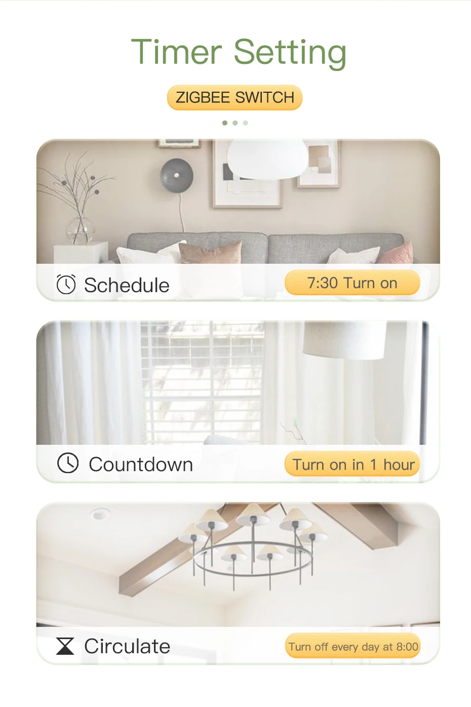 BSEED Smart Zigbee Switches 1/2/3Gang 1Way Intelligent Touch Light Switch Wall Sensor Switches Tuya Smart Life Google Alexa BSEED Smart Zigbee Switches 1/2/3Gang 1Way Intelligent Touch Light Switch Wall Sensor Switches Tuya Smart Life Google Alexa