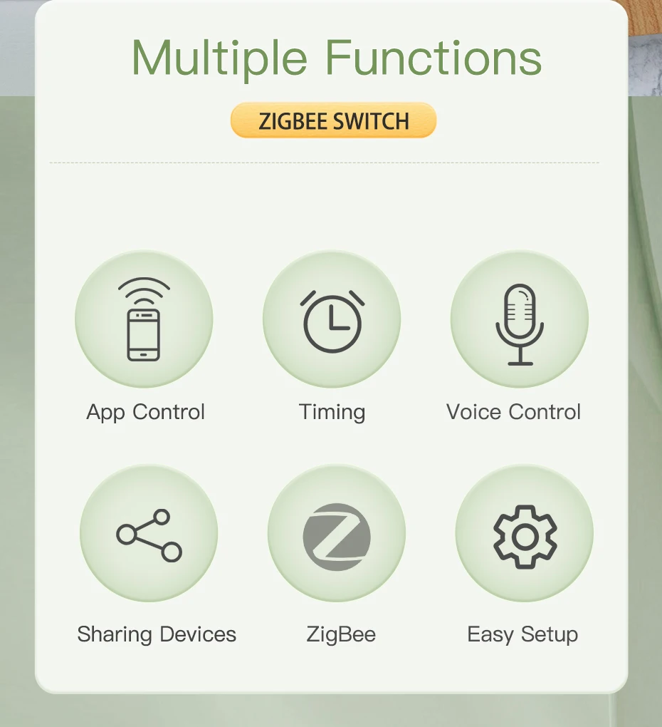 BSEED Smart Zigbee Switches 1/2/3Gang 1Way Intelligent Touch Light Switch Wall Sensor Switches Tuya Smart Life Google Alexa BSEED Smart Zigbee Switches 1/2/3Gang 1Way Intelligent Touch Light Switch Wall Sensor Switches Tuya Smart Life Google Alexa