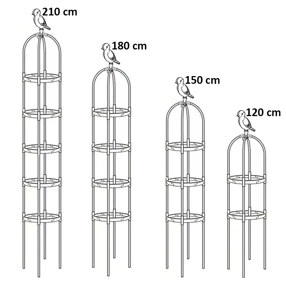 Alternative view of Climbing Plant Trellis Garden Tomato Support Cages For Flowers Plants Support Frame Trellis Climbing DIY Flower Vines Pot Stand