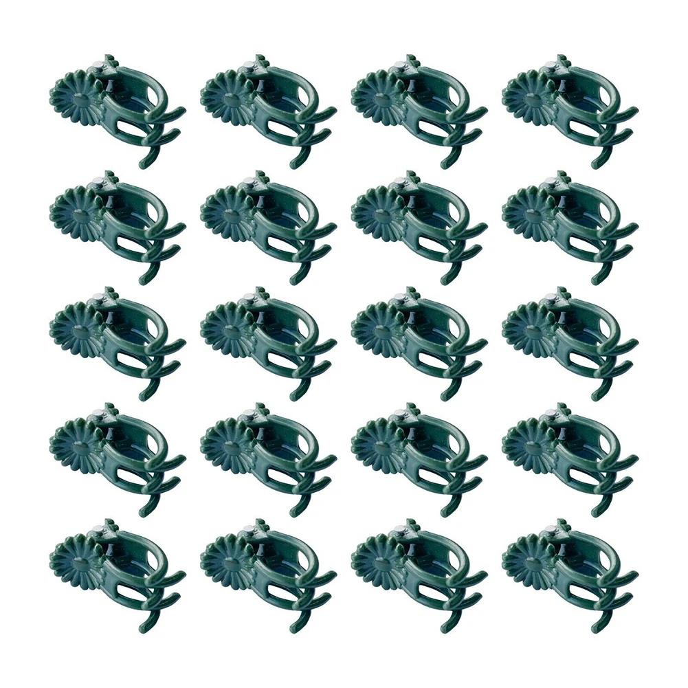 Alternative view of 20pcs Garden Plant Clips Butterfly Orchid Clips Plant Support Stem Clamps Garden Flower Vine Plant Support Garden Tools