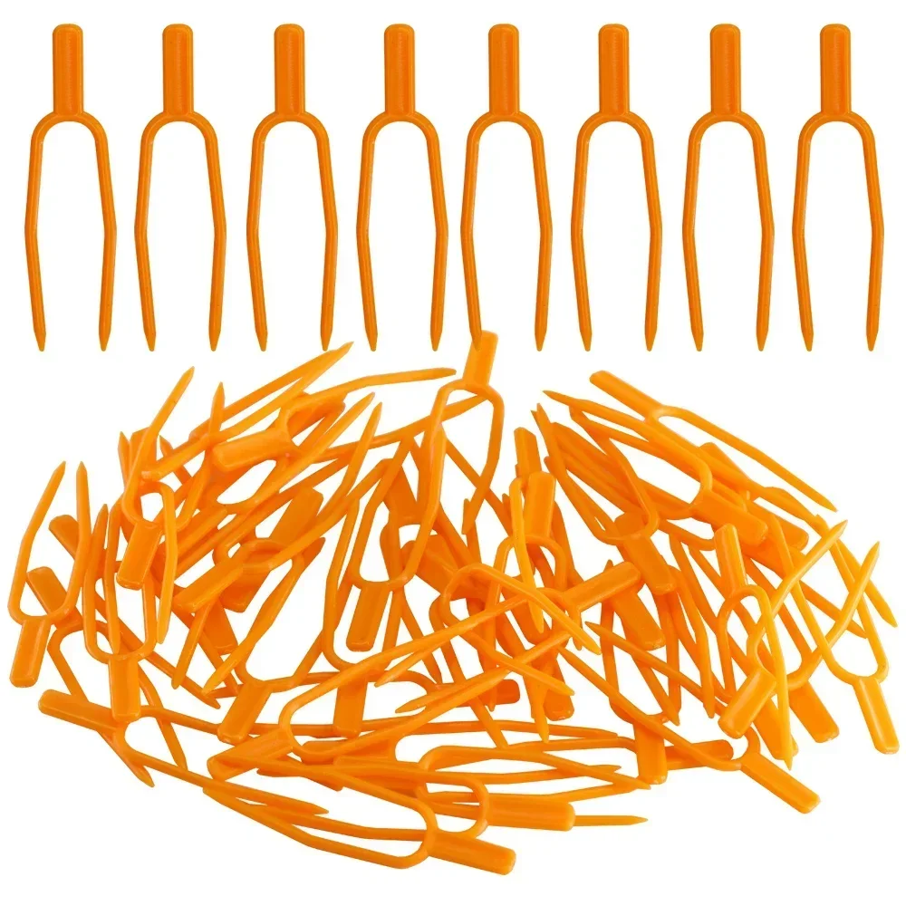 Alternative view of 100PCS plant stem fixator, garden strawberry planting fork, watermelon fixing fixture, clamp, plant bracket