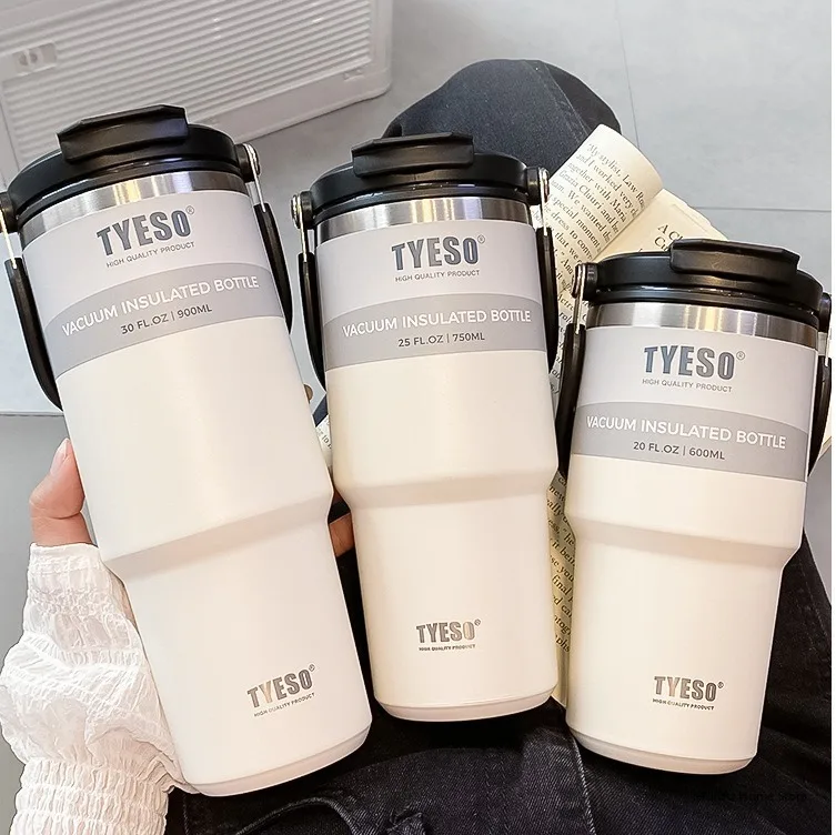 Tyeso Coffee Cup Thermos Bottle Stainless Steel Vacuum Thermal Insulated Mug Cold And Hot Travel Mug Vacuum Flask Water Bottle