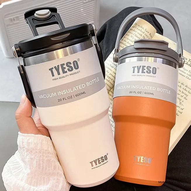 Tyeso Coffee Cup Thermos Bottle Stainless Steel Vacuum Thermal Insulated Mug Cold And Hot Travel Mug Vacuum Flask Water Bottle