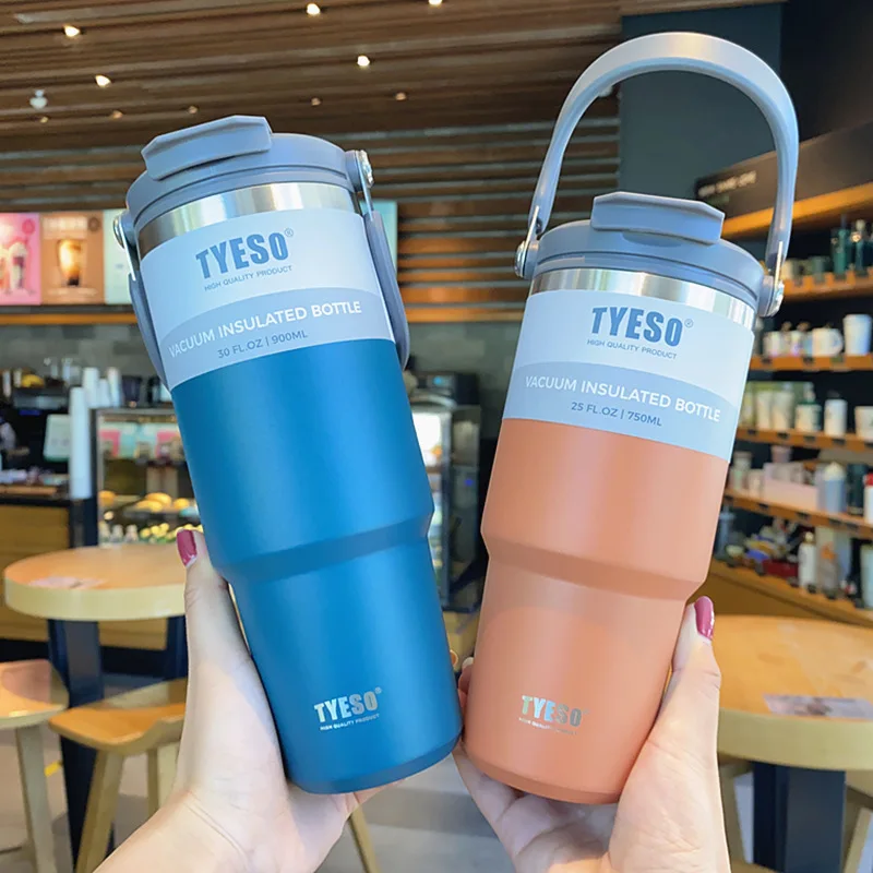 Alternative view of Tyeso Coffee Cup Thermos Bottle Stainless Steel Vacuum Thermal Insulated Mug Cold And Hot Travel Mug Vacuum Flask Water Bottle