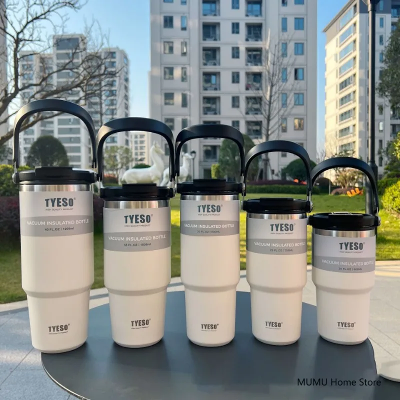 Tyeso Coffee Cup Thermos Bottle Stainless Steel Vacuum Thermal Insulated Mug Cold And Hot Travel Mug Vacuum Flask Water Bottle