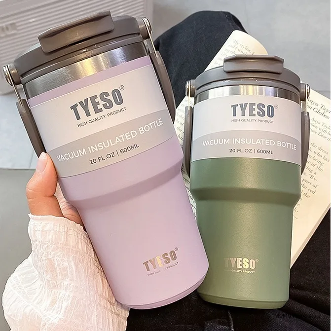 Tyeso Coffee Cup Thermos Bottle Stainless Steel Vacuum Thermal Insulated Mug Cold And Hot Travel Mug Vacuum Flask Water Bottle