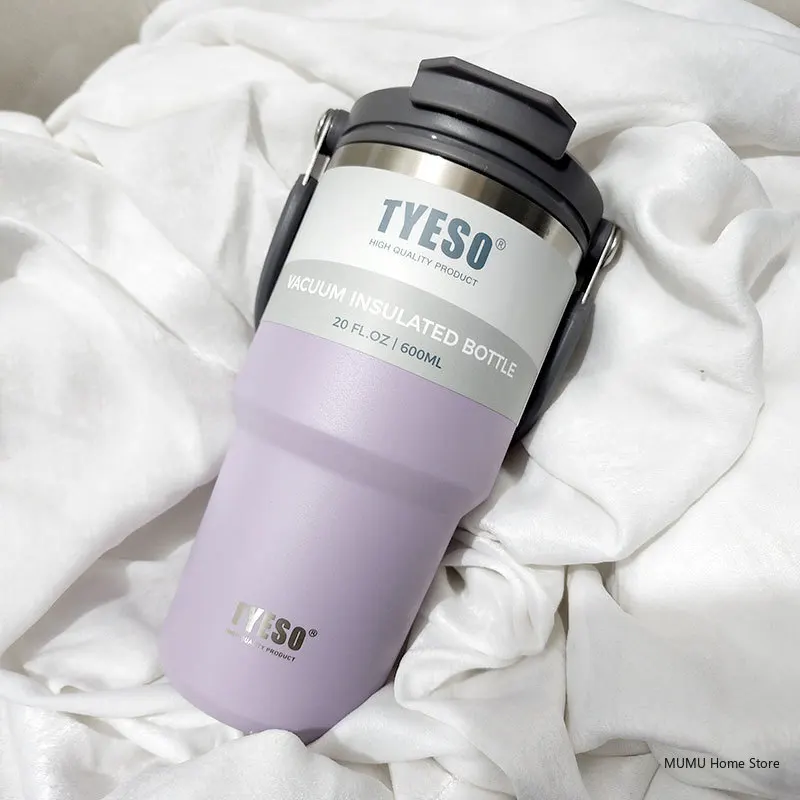 Tyeso Coffee Cup Thermos Bottle Stainless Steel Vacuum Thermal Insulated Mug Cold And Hot Travel Mug Vacuum Flask Water Bottle