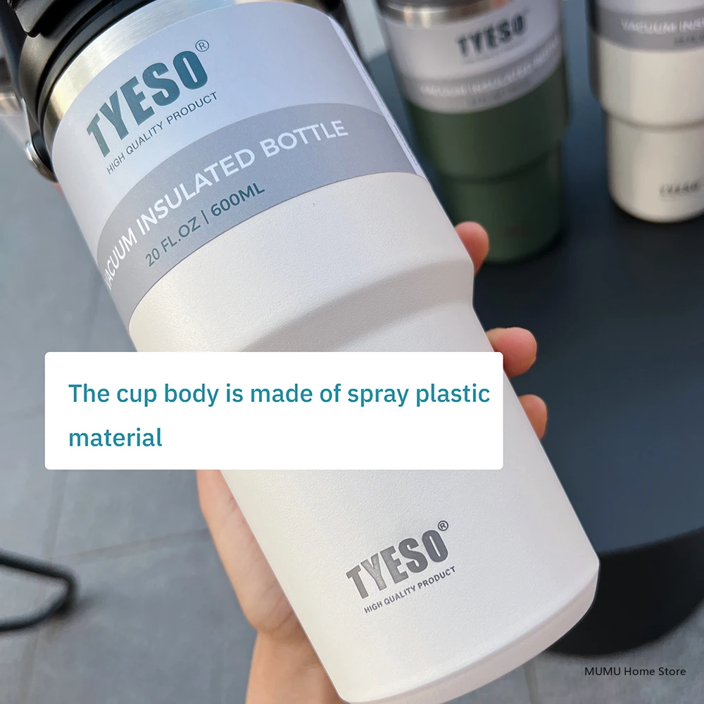 Tyeso Coffee Cup Thermos Bottle Stainless Steel Vacuum Thermal Insulated Mug Cold And Hot Travel Mug Vacuum Flask Water Bottle