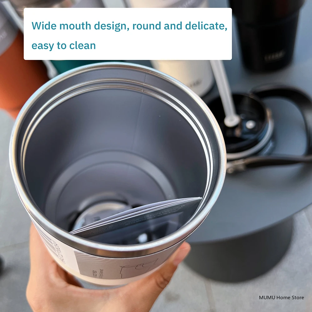 Tyeso Coffee Cup Thermos Bottle Stainless Steel Vacuum Thermal Insulated Mug Cold And Hot Travel Mug Vacuum Flask Water Bottle
