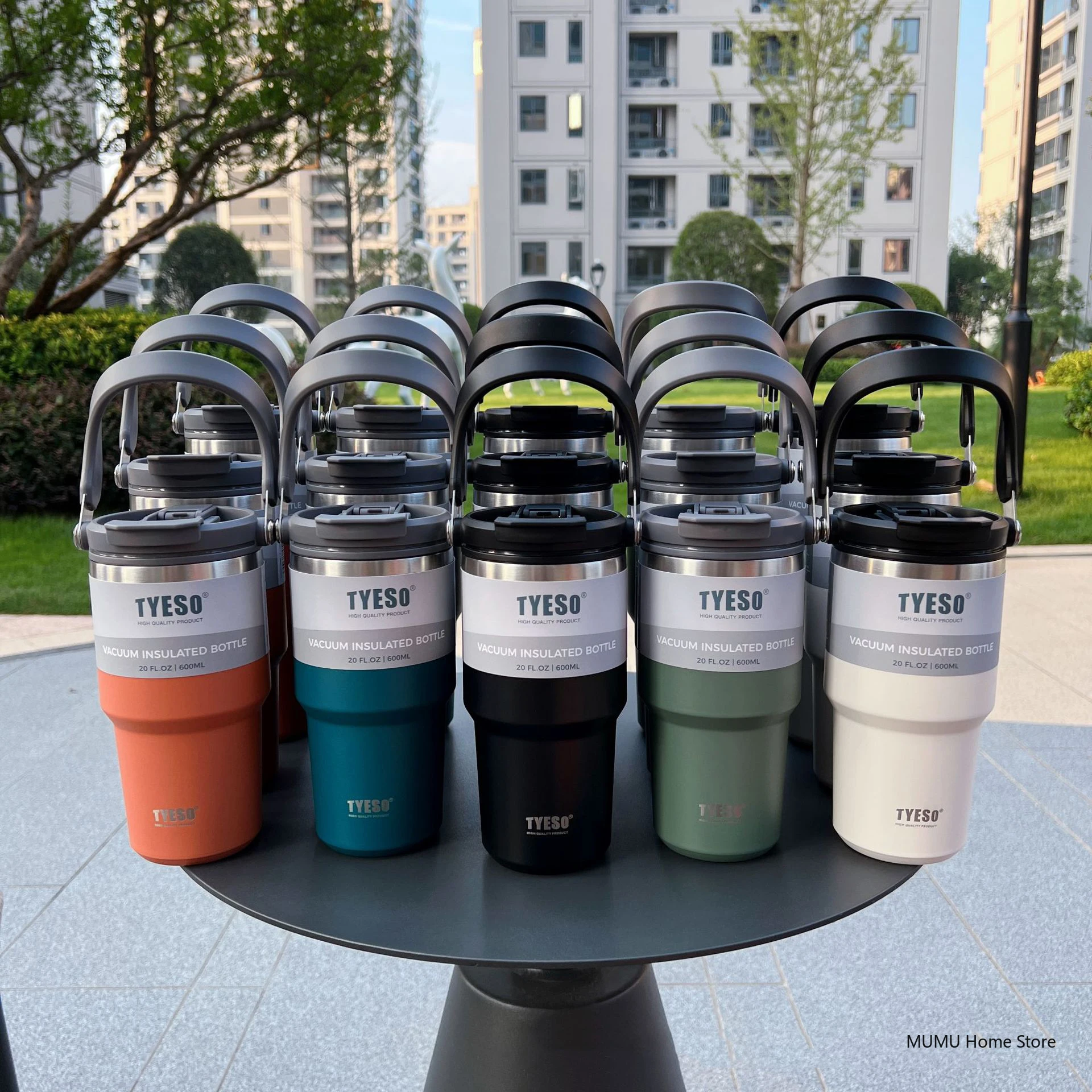 Tyeso Coffee Cup Thermos Bottle Stainless Steel Vacuum Thermal Insulated Mug Cold And Hot Travel Mug Vacuum Flask Water Bottle