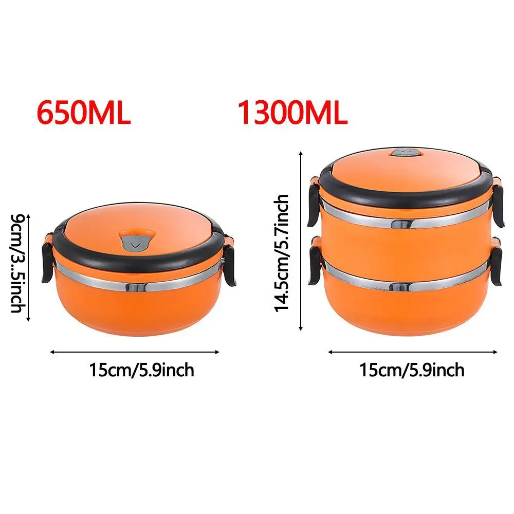 Hot Food Flask Stainless Steel Lunch Box Thermos Vacuum Insulated Trave Hot Food Flask Stainless Steel Lunch Box Thermos Vacuum Insulated Trave