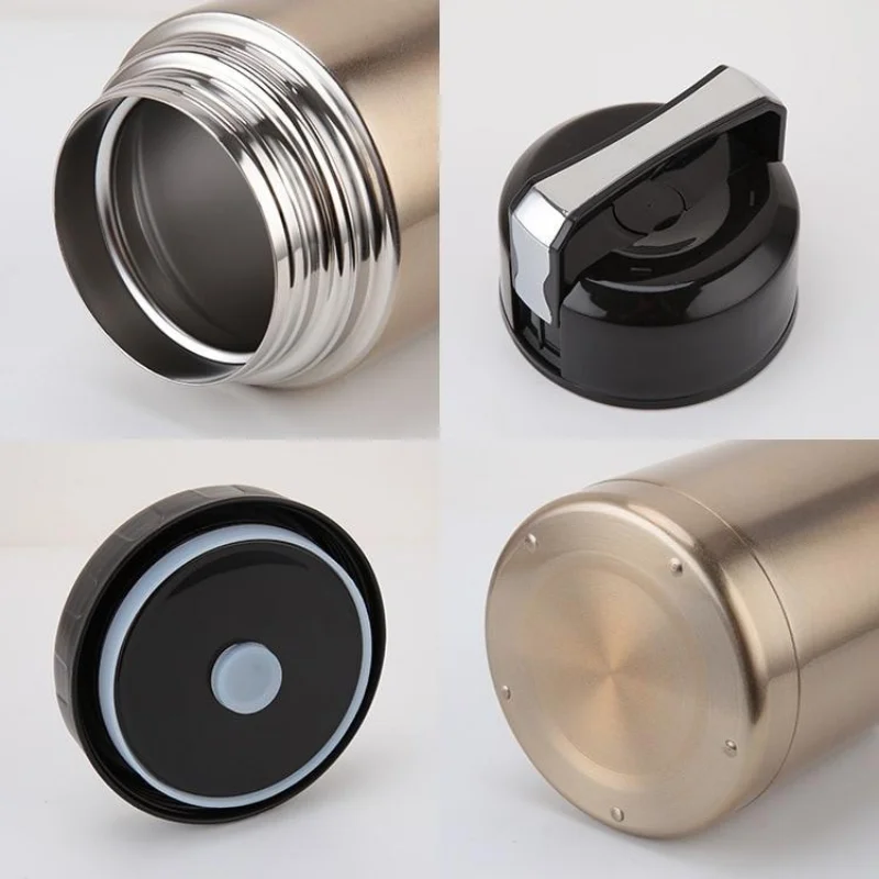 Alternative view of Large Capacity 800ML/1000ML Thermos Lunch Box Portable Stainless Steel Food Soup Containers Vacuum Flasks Thermoses Cup