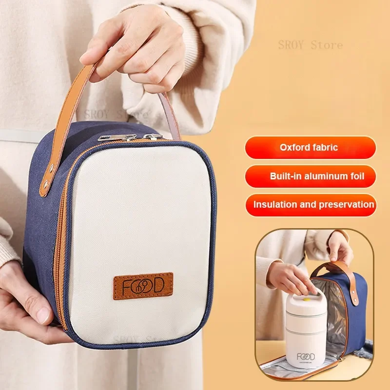 Alternative view of Vacuum Thermal Lunch Box Stainless Steel Insulated Lunch Bag Food Warmer Soup Cup Thermos Containers Lunch Box for Kids Tupper