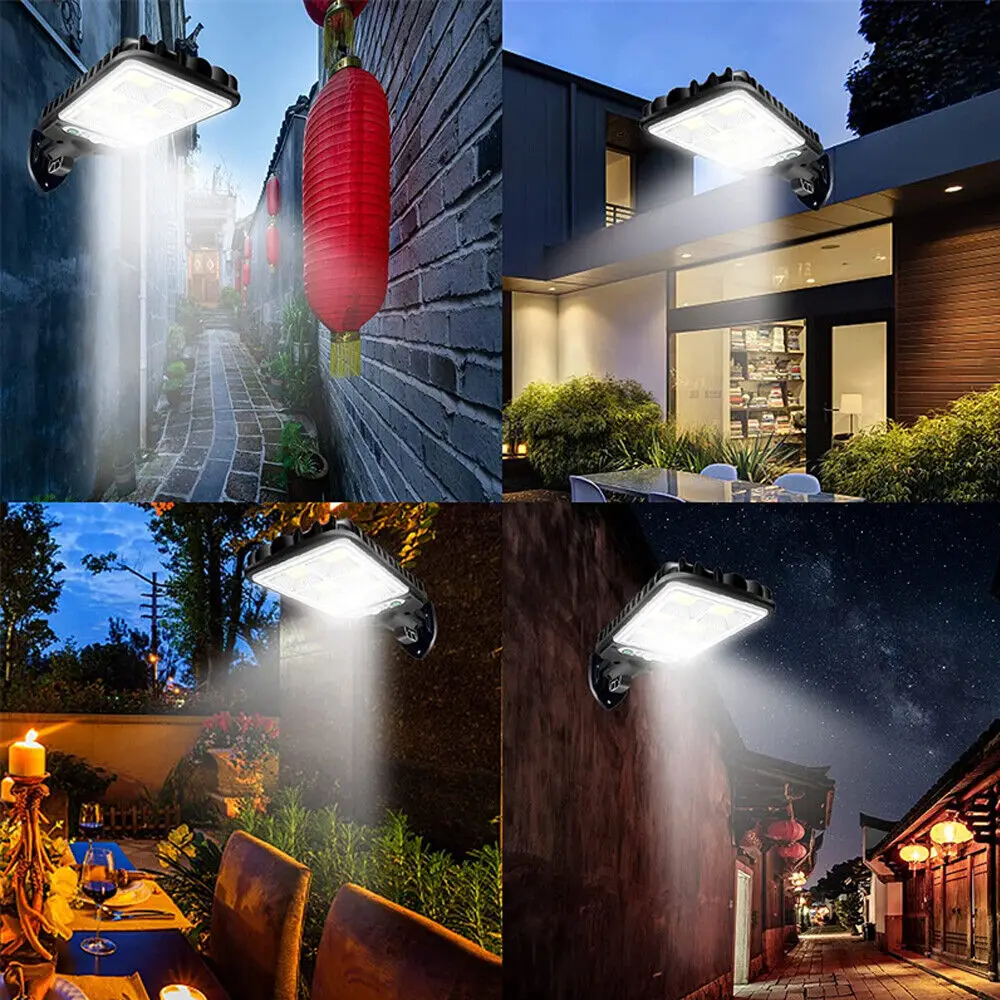 KEBINCPLED Solar Outdoor Led Courtyard Wall Lamp 3 Modes Human Body Induction Garden Terrace Garage Door Street Lighting KEBINCPLED Solar Outdoor Led Courtyard Wall Lamp 3 Modes Human Body Induction Garden Terrace Garage Door Street Lighting