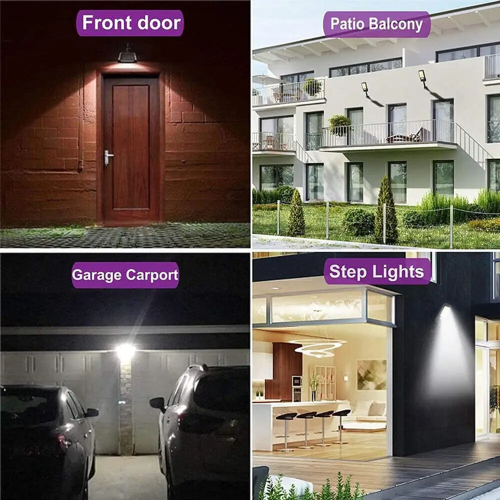 KEBINCPLED Solar Outdoor Led Courtyard Wall Lamp 3 Modes Human Body Induction Garden Terrace Garage Door Street Lighting KEBINCPLED Solar Outdoor Led Courtyard Wall Lamp 3 Modes Human Body Induction Garden Terrace Garage Door Street Lighting