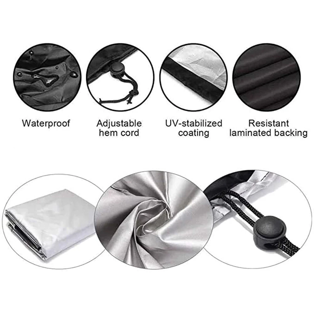 Alternative view of 90 Sizes Outdoor Patio Garden Furniture Waterproof Covers Rain Snow Chair covers for Sofa Table Chair Dust Proof Cover
