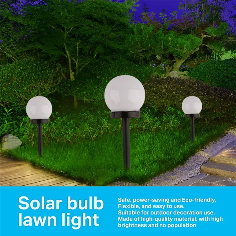 1/3/6/9PC Solar Powered LED Bulb Lamp Energy Light Waterproof Outdoor Garden Light Street Solar Panel Ball Lights Lawn Yard Lamp 1/3/6/9PC Solar Powered LED Bulb Lamp Energy Light Waterproof Outdoor Garden Light Street Solar Panel Ball Lights Lawn Yard Lamp