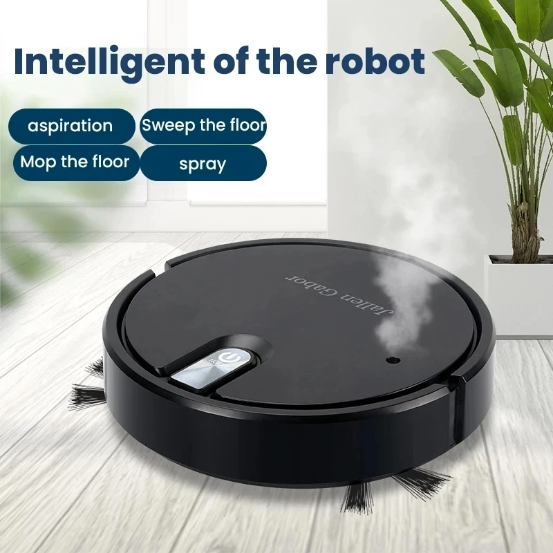 Alternative view of 5-in-1 Wireless Smart Robot Vacuum Cleaner Multifunctional Super Quiet Vacuuming Mopping Humidifying For Home Use Home Appliance