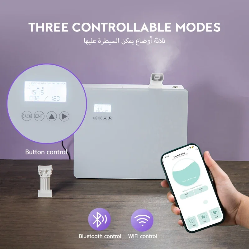 Alternative view of Namste 4000m³ Hotel Professional Electric Smell Diffuser Smart App Controls Air Humidifier Wifi Aroma 360 Diffuser For Big House