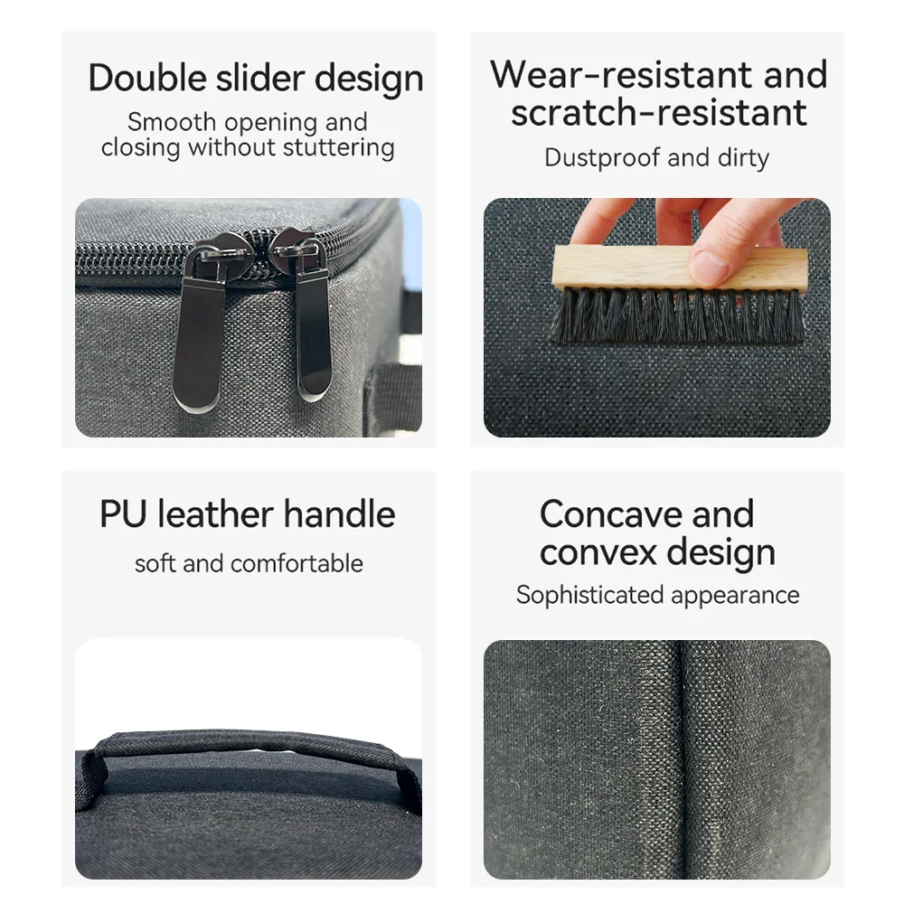 Salange HY300 HY320 Storage Case Travel Carry Projector Bag for Samsung Freestyle Zipper Protector Carrying Bags Home Storage