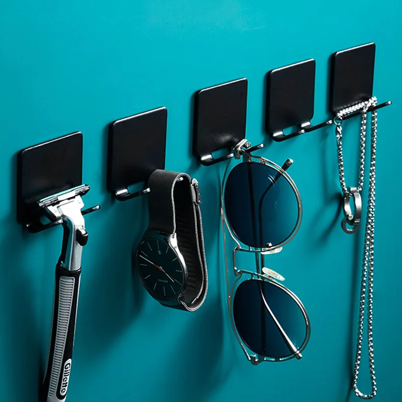 Alternative view of Shaving Razor Holder multi-function Men Shaving Shaver Storage Hook Wall Shelf Razor Rack Bathroom Kitchen Accessories Hooks