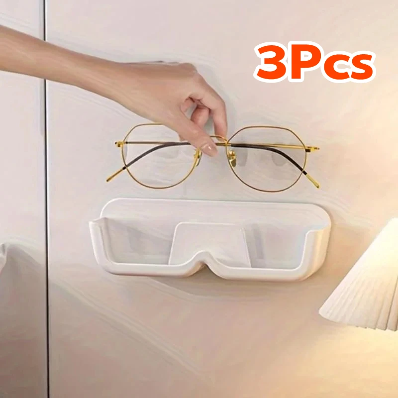 Wall-Mounted Eyeglass Storage Rack Eyeglasses Holder Stand Sunglasses Storage Box Home Glasses Holder