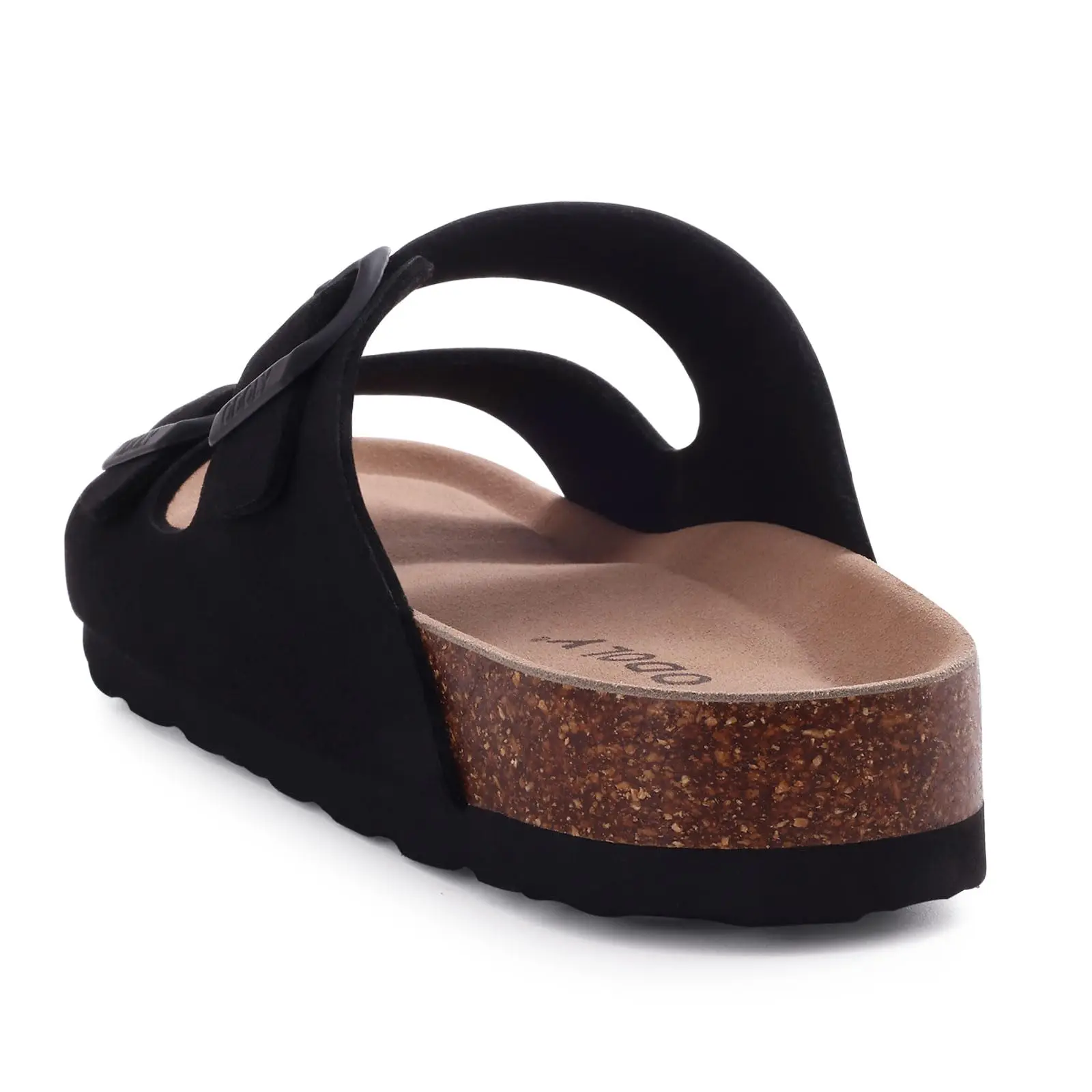 Alternative view of Comwarm Classic Platform Cork Slippers For Women Men Fashion Flats Slippers Summer Couple Beach Sandals With Adjustable Buckle