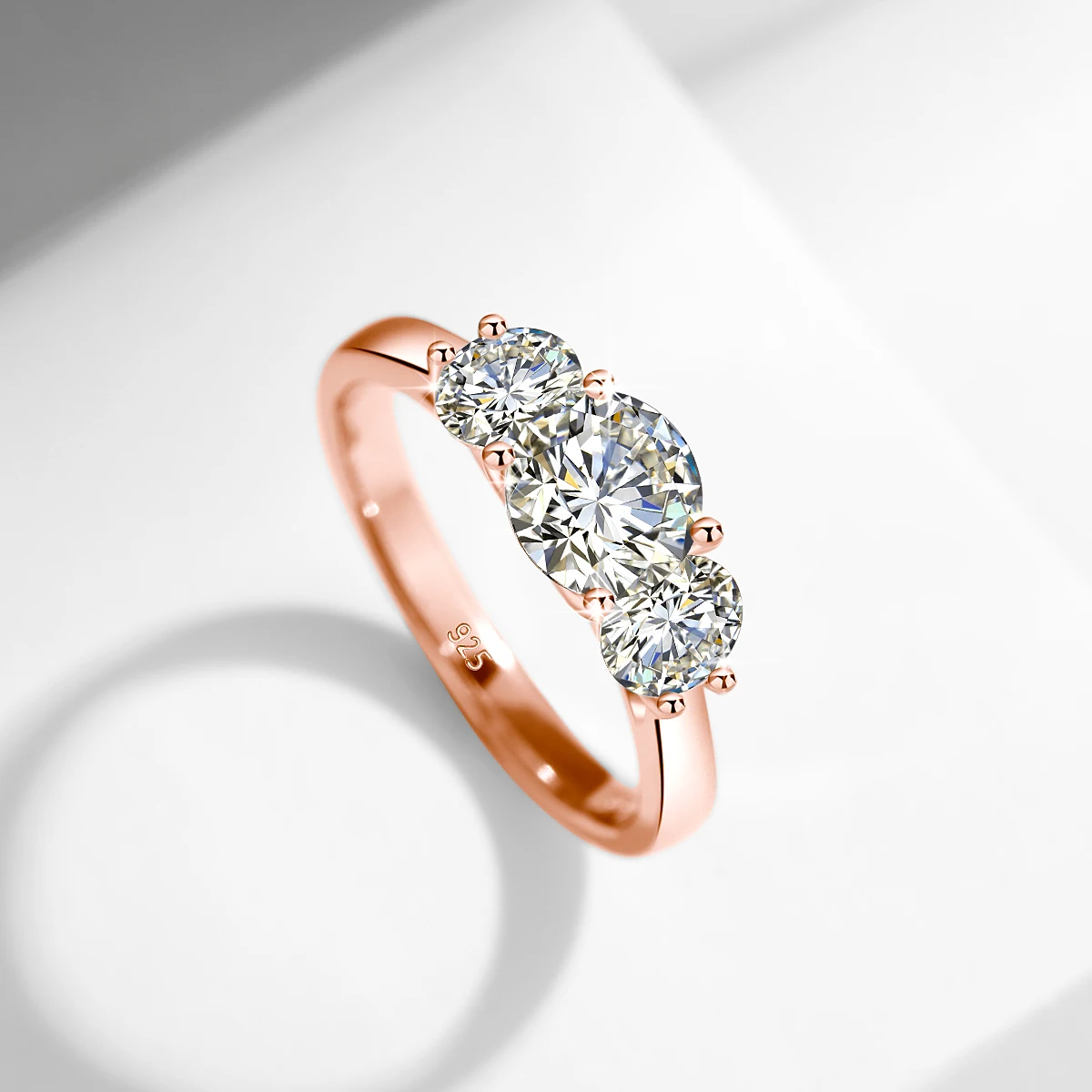Yellow Gold Moissanite Rings for Women Total Is 2ct D Color VVS1Eternity Engagement Jewelry With Certificate Original Trend Gift Yellow Gold Moissanite Rings for Women Total Is 2ct D Color VVS1Eternity Engagement Jewelry With Certificate Original Trend Gift