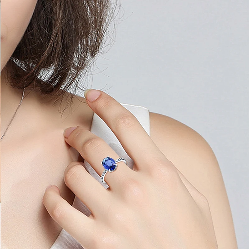 New Rings For Women 100% 925 Sterling Silver Star Moon Colorful Zircon Rings Fine Wedding Engagement Birthday Jewelry Gifts