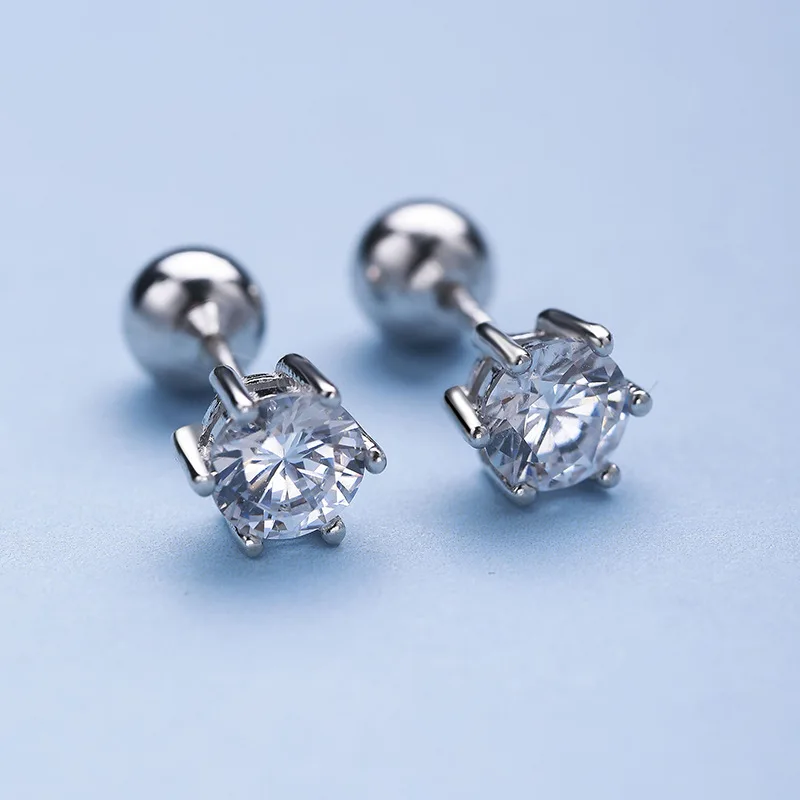 COSFIX Moissanite Stud Earrings For Women 0.2-5ct D Color Moissanite Earrings Fashion Round Women Moissanite Stud Earring 2024 COSFIX Moissanite Stud Earrings For Women 0.2-5ct D Color Moissanite Earrings Fashion Round Women Moissanite Stud Earring 2024