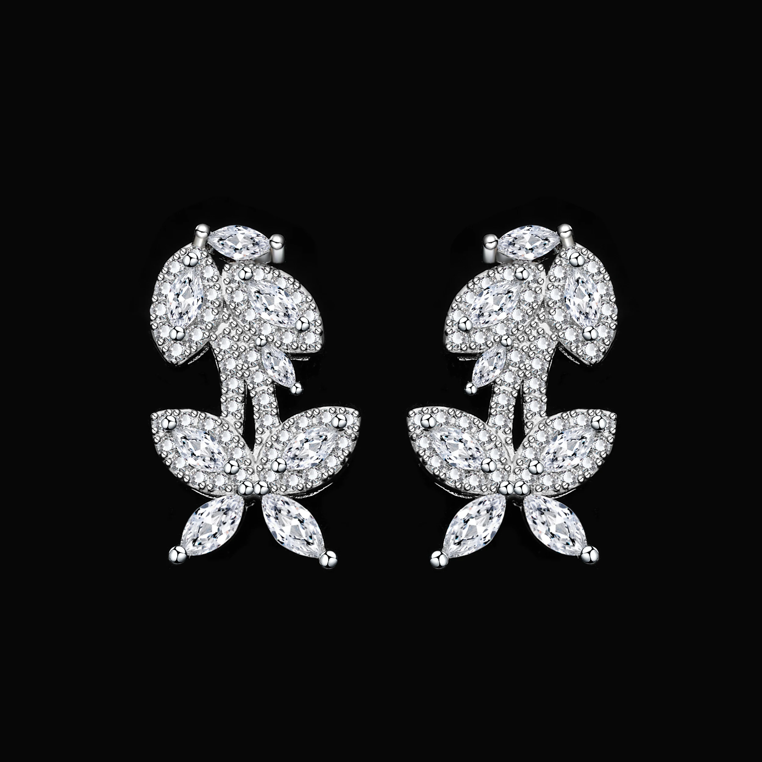 Alternative view of Trendy Luxury 4PCS Wedding Jewelry Set For Women Wedding Party Zirconia Dubai Bridal jewelry Set 2024