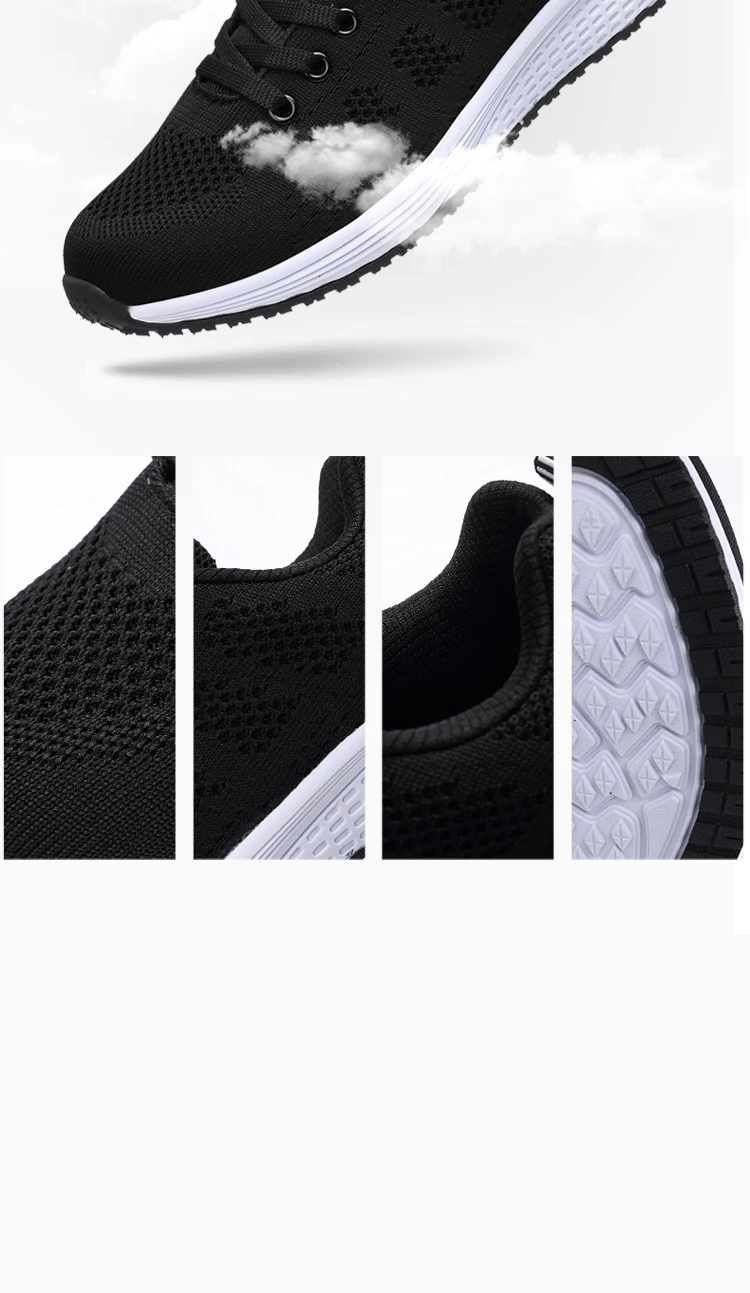 Breathable Women Running Shoes Lightweight Anti-slip Female Sports Shoes Outdoor Soft Women's Sneakers Lace Up Fashion Tennis