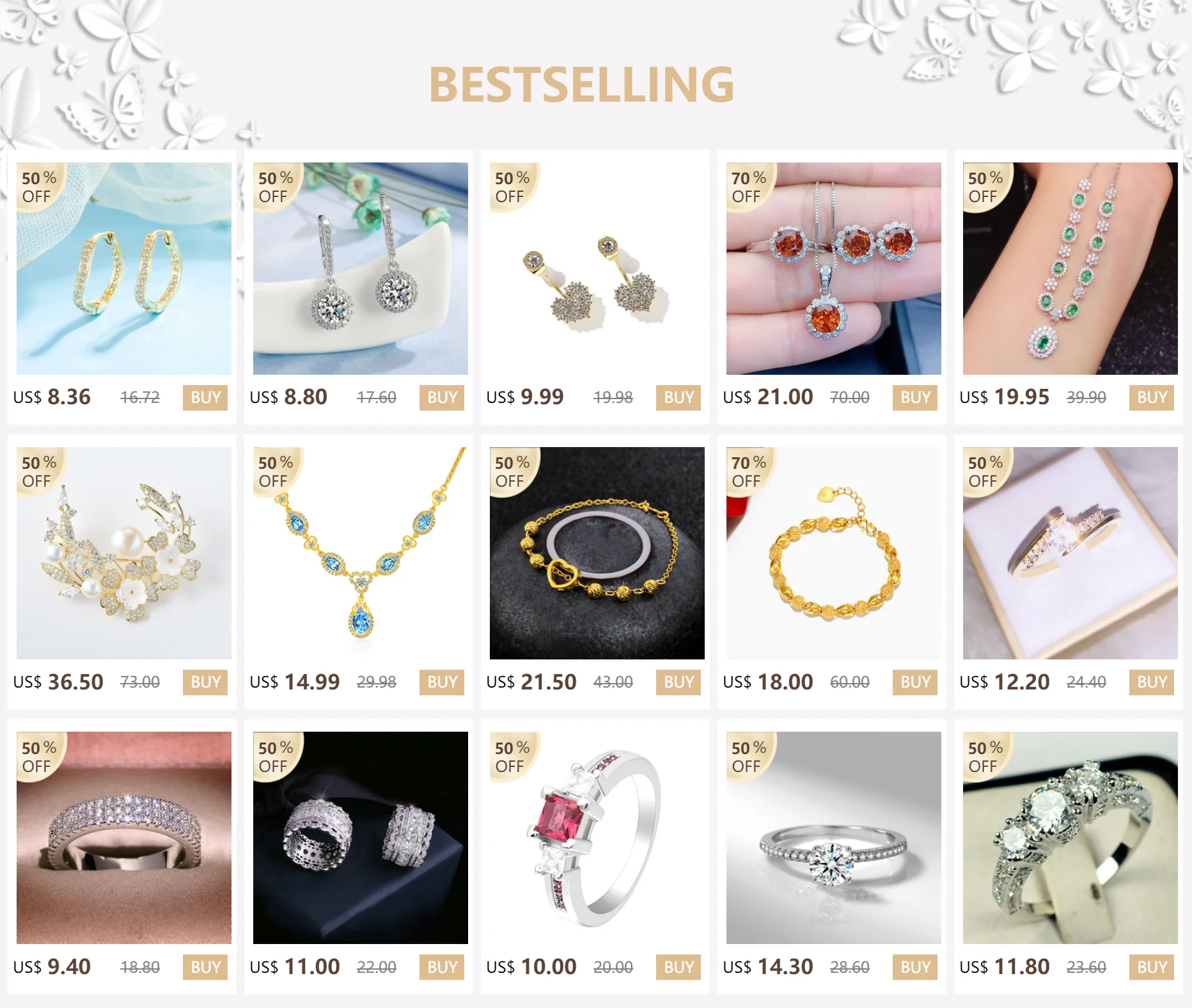 Luxury 18k Gold Heart Necklace Pendant for Women Christmas Fine Jewelry Bijoux Femme Bizuteria Pendants Fox Charm Cute/Romantic