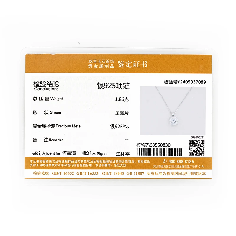 6.5mm 1.0 carat D Moissanite Solitaire Drop Necklaces 18k Gold Plated Pendant Original Real 925 Silver Chain Jewelry for Women 6.5mm 1.0 carat D Moissanite Solitaire Drop Necklaces 18k Gold Plated Pendant Original Real 925 Silver Chain Jewelry for Women