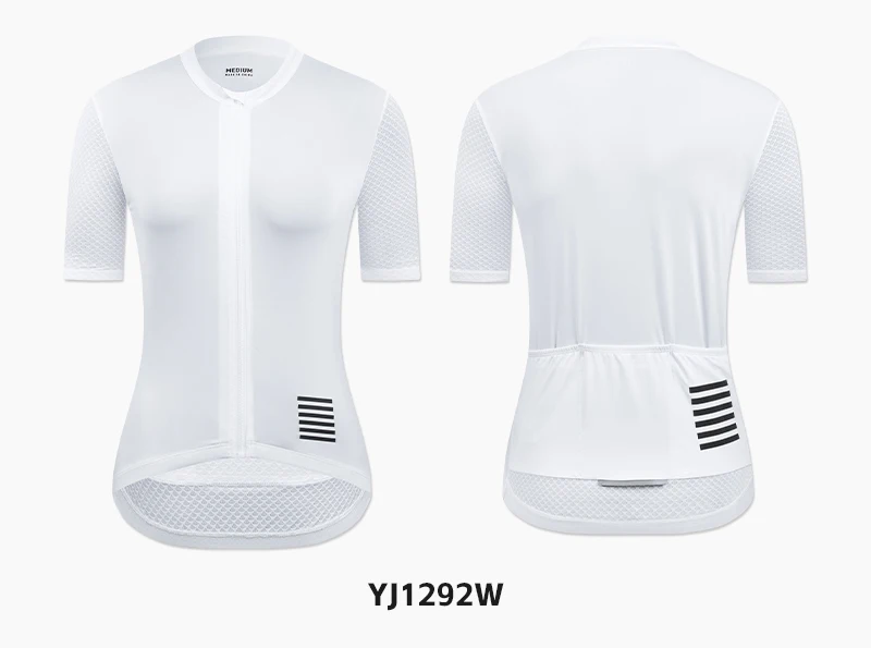 YKYWBIKE Women Cycling Jersey Short Sleeve Slim Female Bicycle Jersey Road Bike Shirt Pro Team Cycling Clothes Breathable
